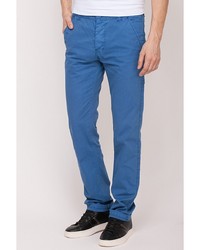 Голубые брюки чинос от Baon