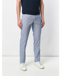 Голубые брюки чинос от Pt01