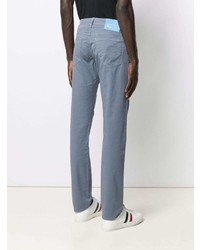 Голубые брюки чинос от Jacob Cohen