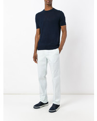 Голубые брюки чинос от Salvatore Ferragamo