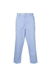 Голубые брюки чинос от Comme Des Garcons SHIRT