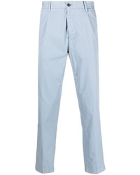 Голубые брюки чинос от Corneliani