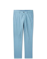 Голубые брюки чинос от Dunhill