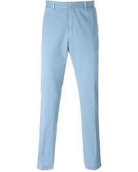 Голубые брюки чинос от Etro