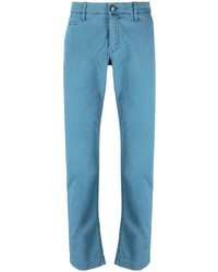 Голубые брюки чинос от Jacob Cohen