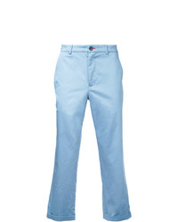Голубые брюки чинос от Loveless