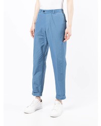 Голубые брюки чинос от Pt01