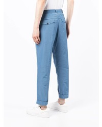 Голубые брюки чинос от Pt01