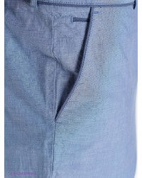 Голубые брюки чинос от Oodji