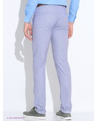 Голубые брюки чинос от Oodji