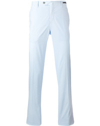 Голубые брюки чинос от Pt01
