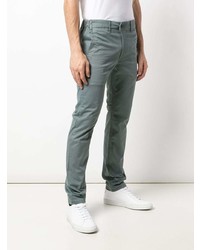 Голубые брюки чинос от Julien David