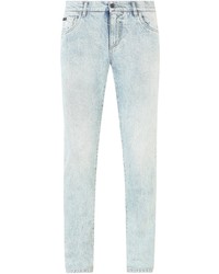Мужские голубые вареные джинсы от Dolce & Gabbana