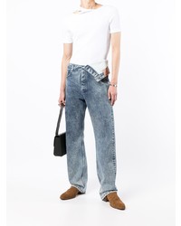 Мужские голубые вареные джинсы от Y/Project