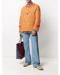 Мужские голубые вельветовые джинсы от Marni