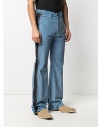 Мужские голубые вельветовые джинсы от Marni