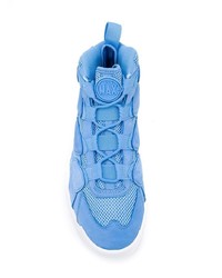 Мужские голубые высокие кеды от Nike
