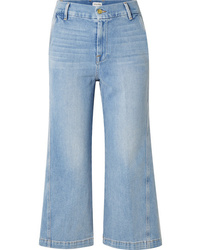 Голубые джинсовые брюки-кюлоты от Frame