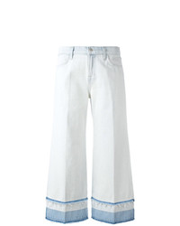 Голубые джинсовые брюки-кюлоты от J Brand