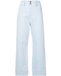 Женские голубые джинсовые брюки от Apiece Apart