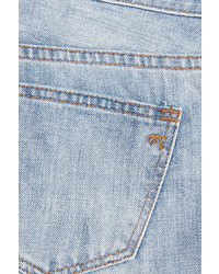 Женские голубые джинсовые рваные шорты от Madewell