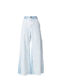 Голубые джинсовые широкие брюки от Chloé