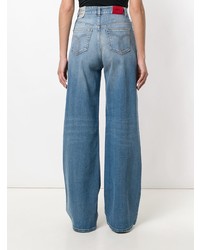 Голубые джинсовые широкие брюки от Fiorucci