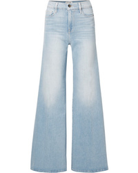 Голубые джинсовые широкие брюки от Frame