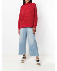 Голубые джинсовые широкие брюки от Rag & Bone