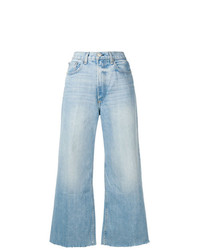 Голубые джинсовые широкие брюки от Rag & Bone