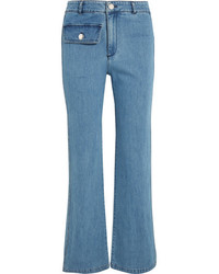 Голубые джинсовые широкие брюки от See by Chloe