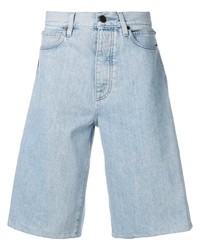 Мужские голубые джинсовые шорты с принтом от Calvin Klein Jeans Est. 1978