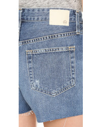 Женские голубые джинсовые шорты от AG Jeans