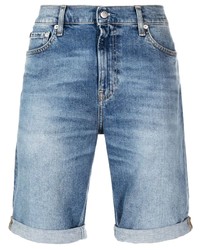 Мужские голубые джинсовые шорты от Calvin Klein Jeans