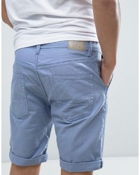 Мужские голубые джинсовые шорты от Esprit