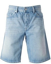 Мужские голубые джинсовые шорты от Diesel