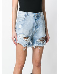 Женские голубые джинсовые шорты от Unravel Project