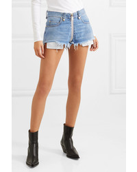 Женские голубые джинсовые шорты от Unravel Project