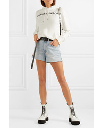 Женские голубые джинсовые шорты от Ksubi