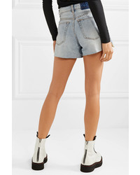 Женские голубые джинсовые шорты от Ksubi