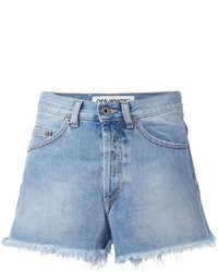 Женские голубые джинсовые шорты от Off-White