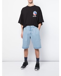 Мужские голубые джинсовые шорты от Gosha Rubchinskiy