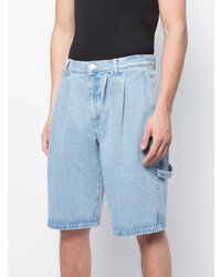 Мужские голубые джинсовые шорты от Gosha Rubchinskiy