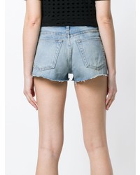 Женские голубые джинсовые шорты от RE/DONE