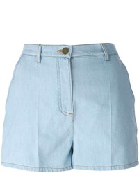 Женские голубые джинсовые шорты от Valentino