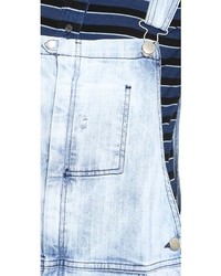 Голубые джинсовые штаны-комбинезон от Current/Elliott