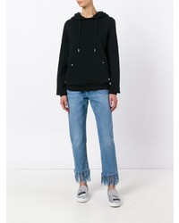 Женские голубые джинсы c бахромой от 3x1