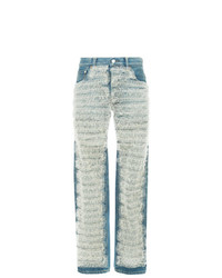Голубые джинсы-бойфренды с вышивкой от Tu Es Mon Trésor