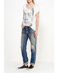 Голубые джинсы-бойфренды от Calvin Klein Jeans