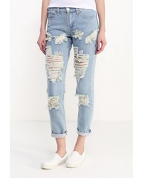 Голубые джинсы-бойфренды от Glamorous